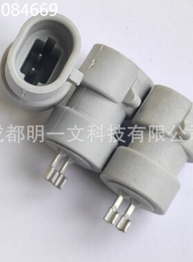 12084669汽车连接器Aptiv  灰色 2P全新公插头