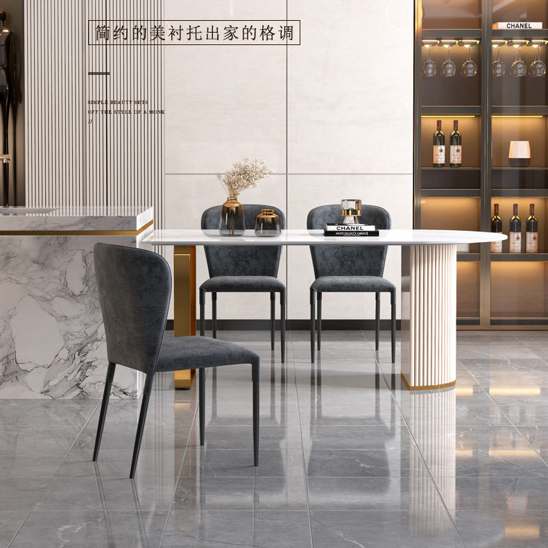 现代简约亮光岩板餐桌椅组合小户型家用意式极简餐桌多功能可伸缩,办公设备/耗材/相关服务,其它,淘宝优惠券,粉丝福利购,淘宝优惠卷