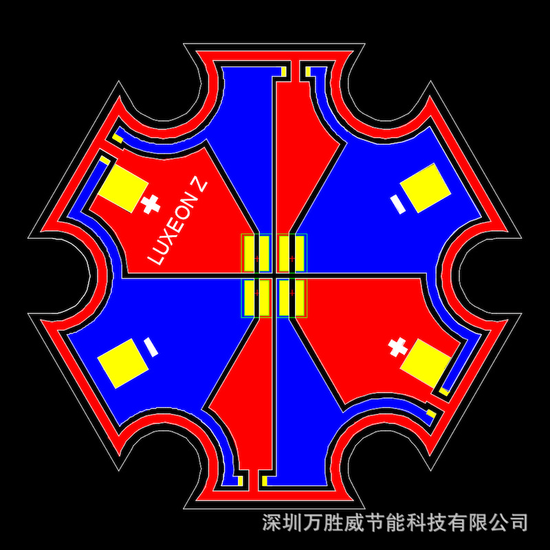 LXZ1-PR01宝蓝光1713大功率LED波长440nm455nm460nm