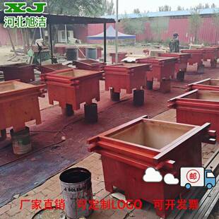 实木花盆正方形多色可选源头厂家现货供应量大可定制户外花箱