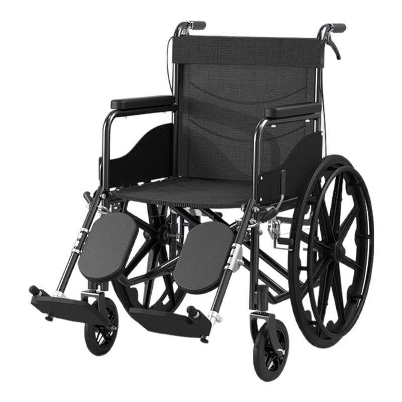 精选德国品质轮椅老人代步车轻便折叠骨折专用年轻人儿童带坐便手