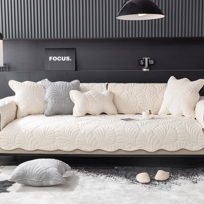 沙发垫四季通用防滑皮坐垫子三座一贵妃套罩2023年新款盖布靠背巾