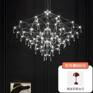 2024客厅吊灯高级感满天星萤火虫光立方餐厅卧室吊灯 居尚灯饰新款