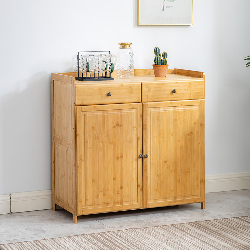 精选全竹餐边柜客厅边柜茶水柜现代简约餐厅备餐柜厨房置物柜碗柜,住宅家具,餐边柜,淘宝优惠券,粉丝福利购,淘宝优惠卷