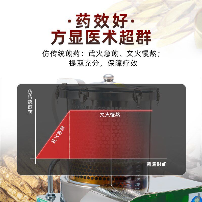 老药师厂家直销医院诊所药店商用全自动中药煎药机熬药包装一体机