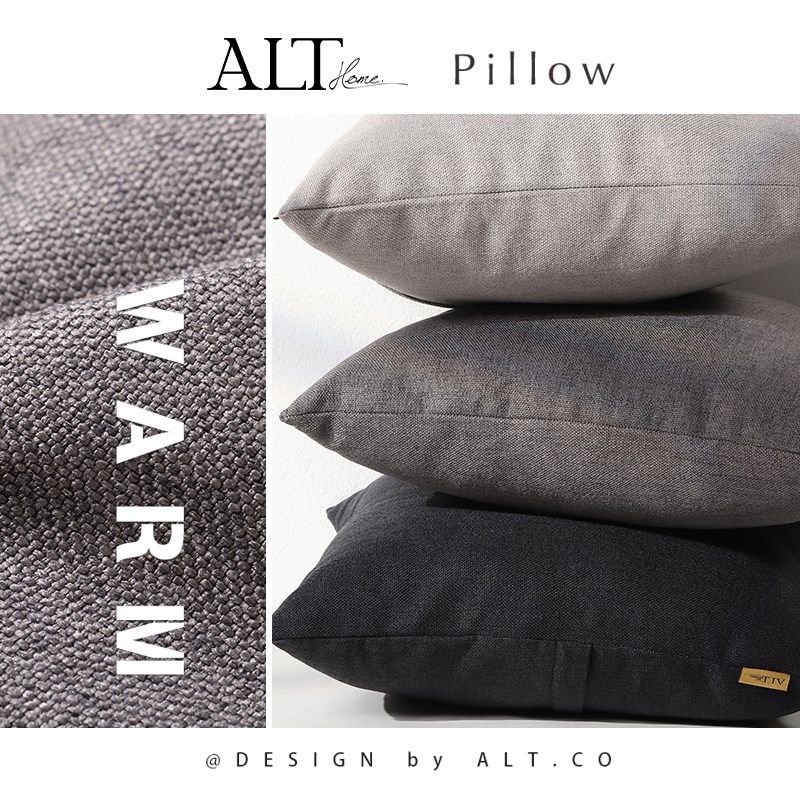 精选高端沙发抱枕套不含芯客厅轻奢高级感蓝色长方形腰枕床上靠背