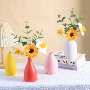 精选小假花摆件水仙雏菊向日葵绢花仿真花客厅茶几桌面花艺装饰摆