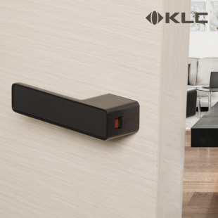 klc意式 极简门锁室内卧室房门锁磁吸静音门锁红点一键反锁