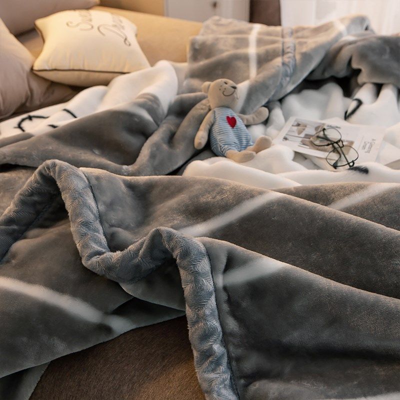 精选双层拉舍尔毛毯被子办公室午睡小毯子加厚冬季单人宿舍学生珊,床上用品,休闲毯/毛毯/绒毯,淘宝优惠券,粉丝福利购,淘宝优惠卷