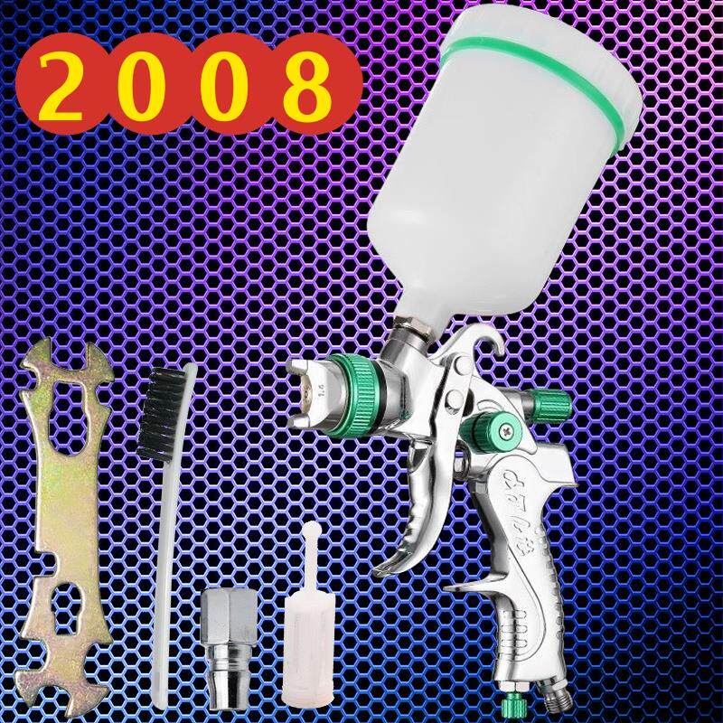 专业级2008上壶汽车油漆喷枪气动工具套装多配件装修涂料喷漆枪