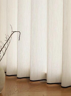 扶风纱黑边窗帘中古风复古窗帘纱透光不透人亚麻窗帘客厅阳台卧室