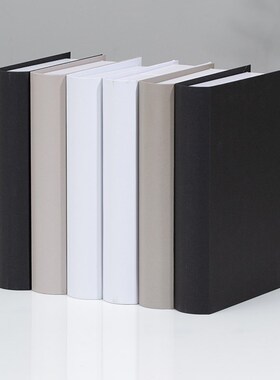 纯色新中式圆弧假书仿真书摆件样板间办公区书柜装饰书摄影道具书