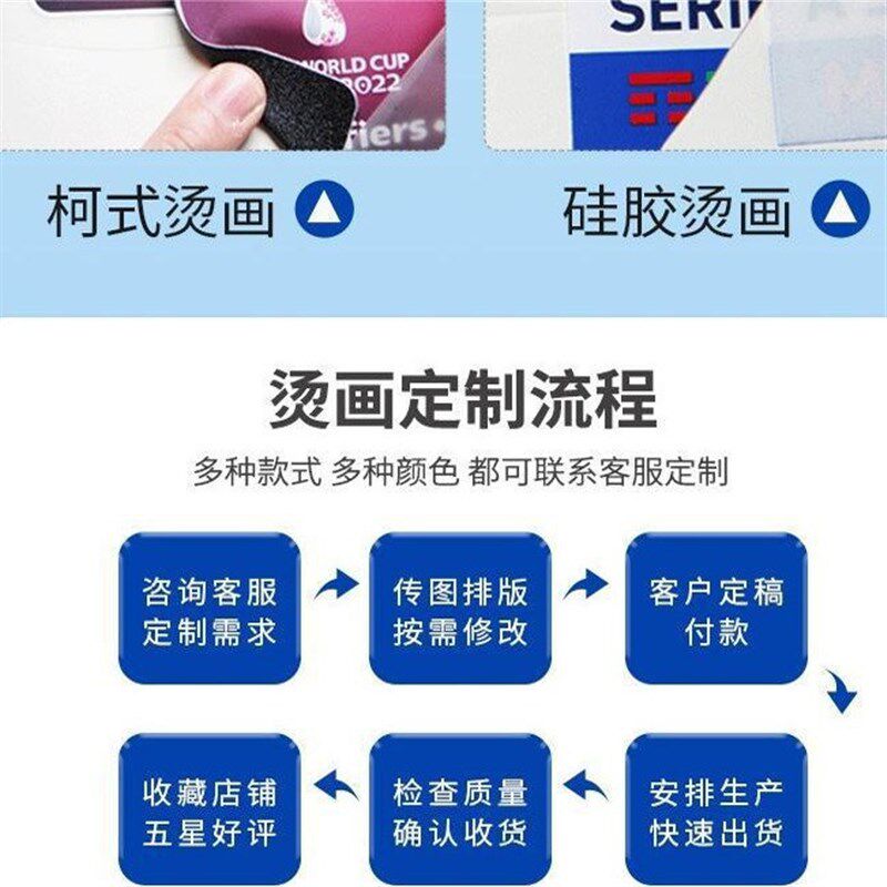 DIY热转印烫画球衣用品俱乐部现货图案热转印烫画球衣(大神)