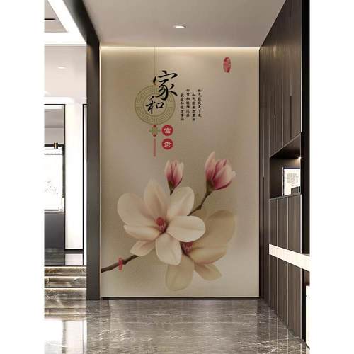 3D立体现代简单8D入口背景墙壁纸垂直走廊过道壁画壁纸5D无缝墙布