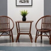 精选新款 天然真藤藤椅单人休闲座椅靠背小椅子老人藤椅家用小型阳