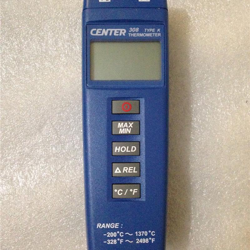 台湾群计CENTER307热电偶温度仪CENTER308数位式温度计工业温度表