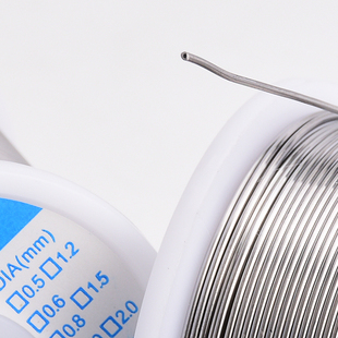 精选新力达松香芯焊锡丝高亮度63/37免洗焊锡丝1.0mm0.8有铅锡线