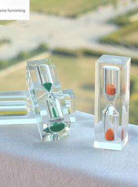 丙烯酸水晶胶刷牙游戏创意桌面装饰品1分钟2分钟3分钟5分钟三分钟