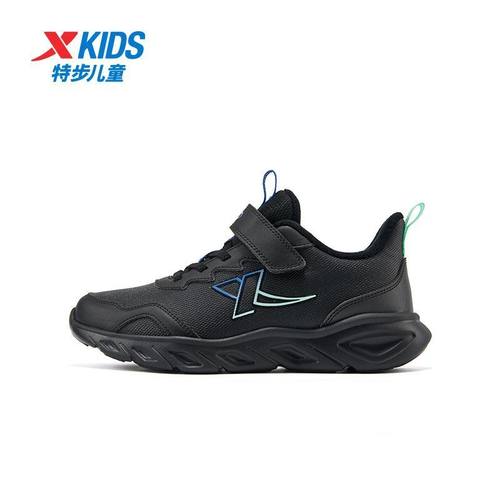 特步童鞋秋冬款中大童魔术贴棉鞋