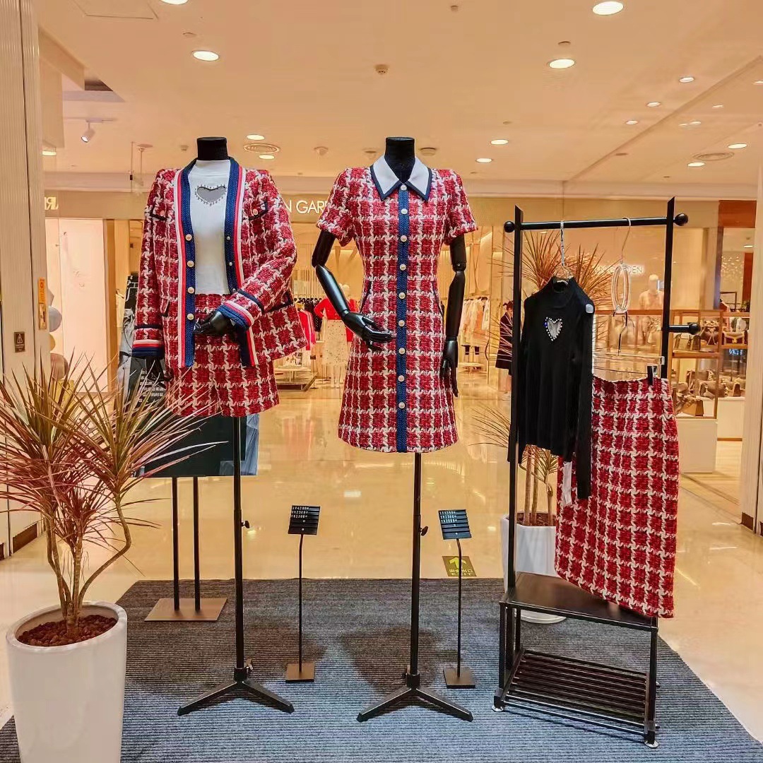韩版女黑色平肩模特道具女服装店橱窗人台人偶直角肩全身模特展示