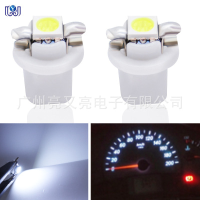 T5 24V  B8.5 5050 1SMD LED汽车灯示宽灯 中控台 b8.5d仪表灯12V
