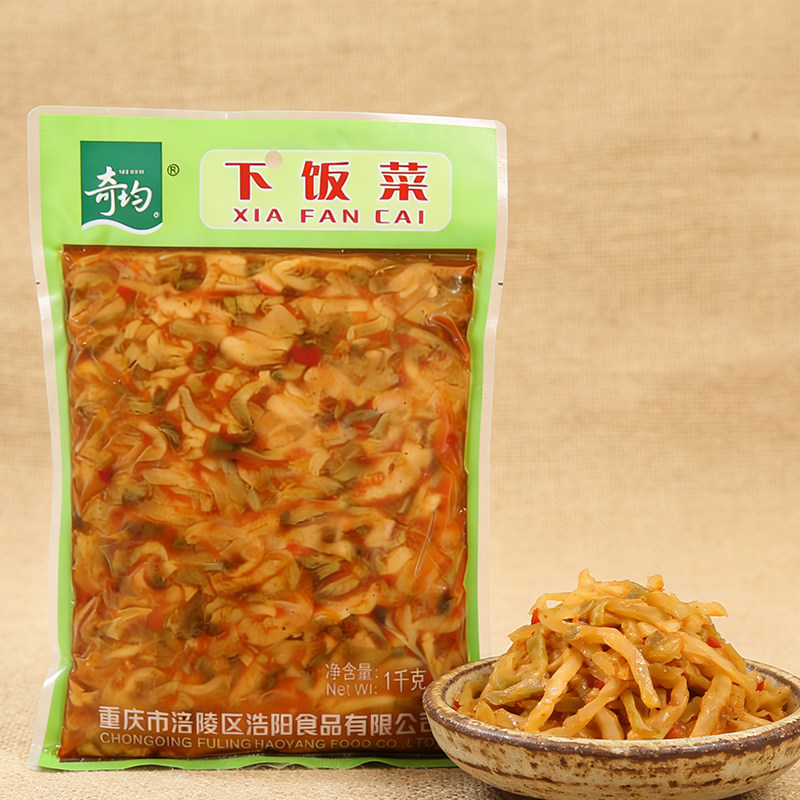 涪陵特产奇均下饭菜2斤20斤整箱重庆特产榨菜丝麻辣下饭开胃菜