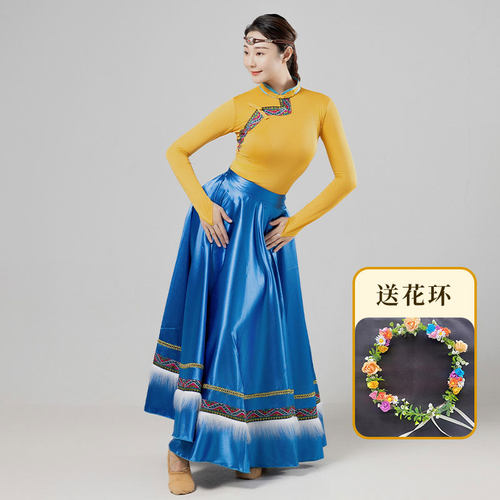 花与影新款藏族舞蹈服同款演出服