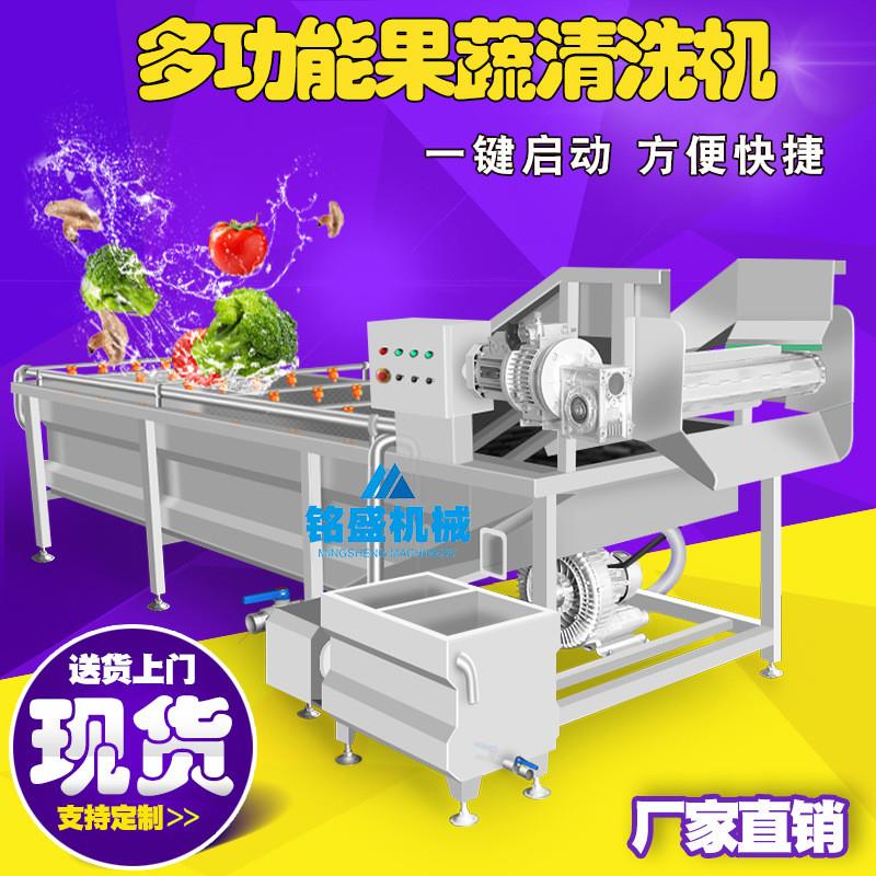 供应酒店尖椒清洗机 小型螺丝椒洗菜机 不锈钢小米椒气泡清洗设备