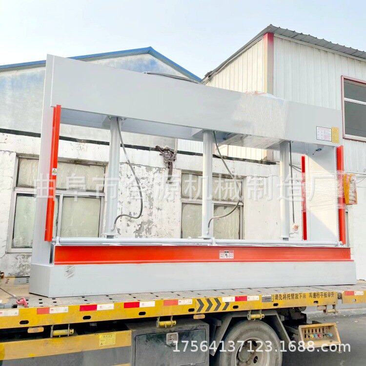 全自动液压冷压机图片 复合门胶合板3米压力机 100吨胶合板压板机