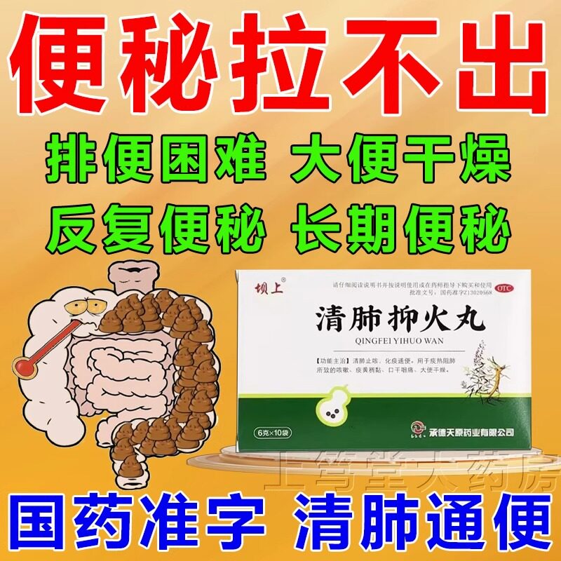 【坝上】栀子金花丸9g*6袋/盒口舌生疮咽喉肿痛清热解毒牙龈肿痛便秘