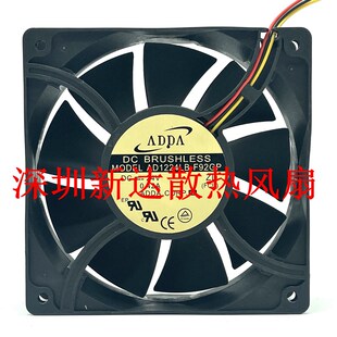 全新ADDA AD1224LB-F92GP 12038 24V 0.42A 高转速大风量散热风扇