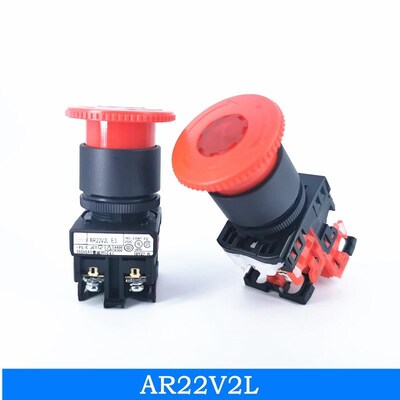 AR22V2L-11M3R /E3R/01E4R AR30V2L急停带灯自锁停止按钮开关