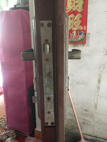 不锈钢防盗门锁套装家用门把手大门手柄通用型室内老式超C级锁芯