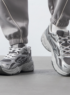 Mizuno美津浓老爹鞋男鞋女鞋TRAINER 2K V2运动鞋复古缓震跑步鞋