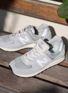 【574系列】NB男鞋女鞋2025冬季新款灰色运动鞋轻便缓震休闲鞋