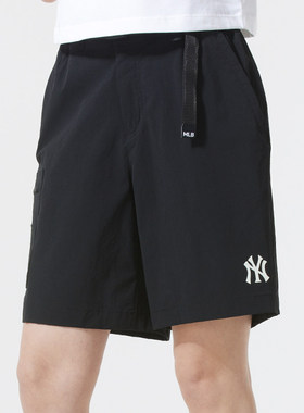 MLB情侣短裤2025春季棒球运动裤舒适潮流时尚透气休闲裤3ASMB0453