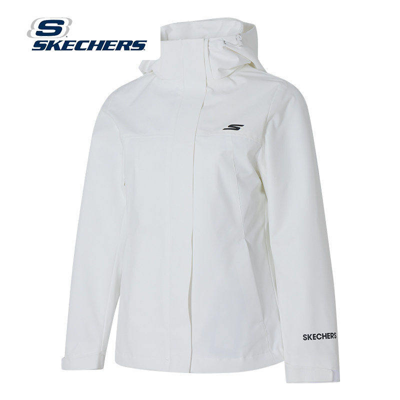 斯凯奇女装2025春夏新款运动服户外休闲服舒适透气外套梭织夹克