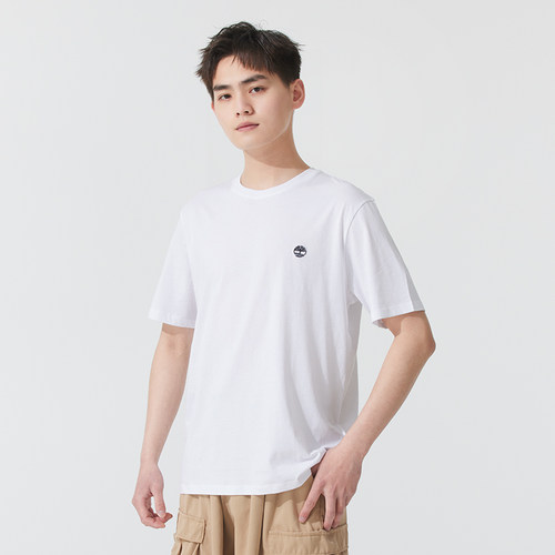 Timberland添柏岚正品男装T恤新款户外白色透气宽松短袖A6DKU