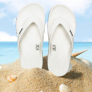 Crocs卡骆驰人字拖男鞋女鞋新款情侣鞋休闲沙滩运动拖鞋205393