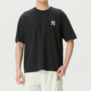 MLB官方正品男装女装26夏季新款圆领透气情侣运动T恤3ATSV1263-