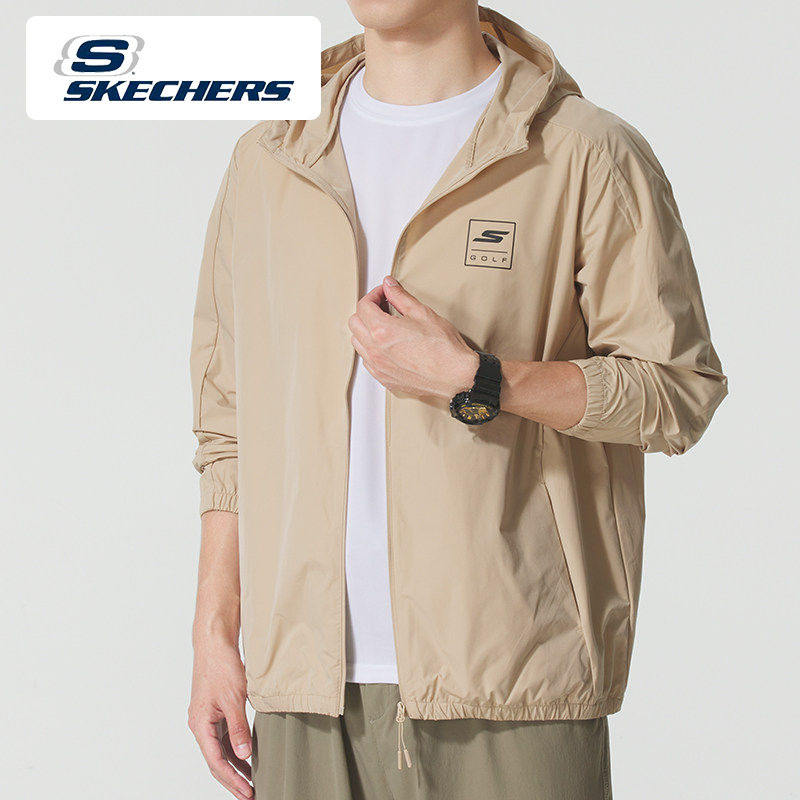 斯凯奇男装女装春夏新款运动服外套时尚宽松情侣休闲针织夹克开衫