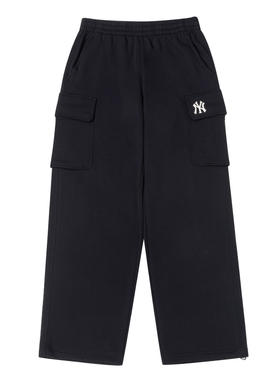 MLB运动裤男女同款冬季新款时尚潮流针织长裤透气休闲裤3APTB0944