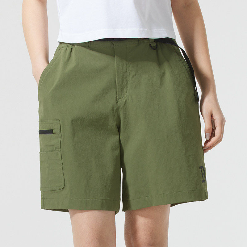 MLB男裤女裤 25冬季新款情侣运动裤跑步健身训练舒适透气休闲短裤