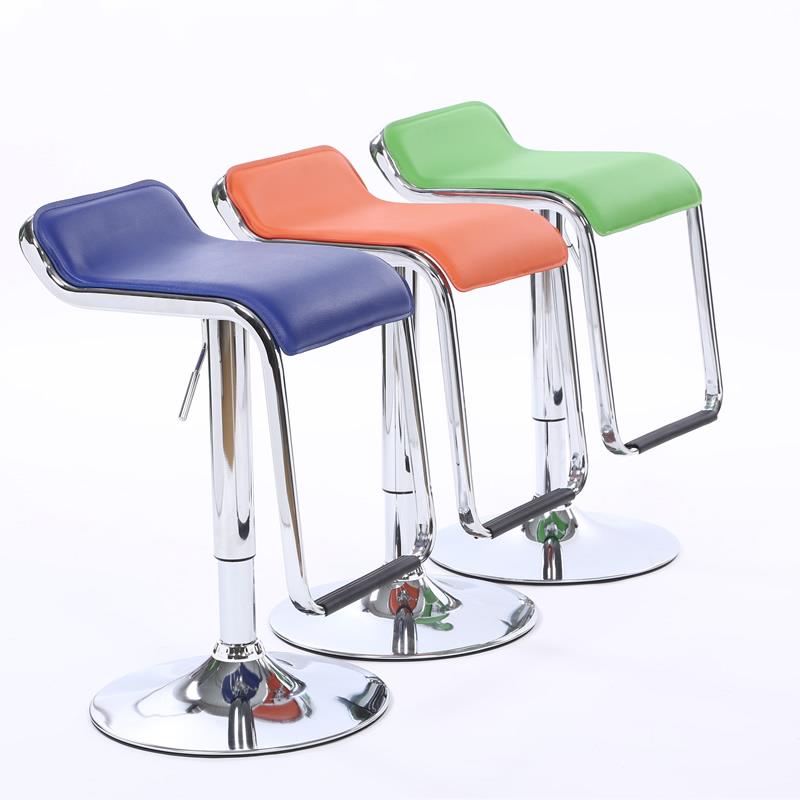 需定制吧台椅升降椅 现代简约酒吧椅 高脚凳子前台时尚吧凳收银椅
