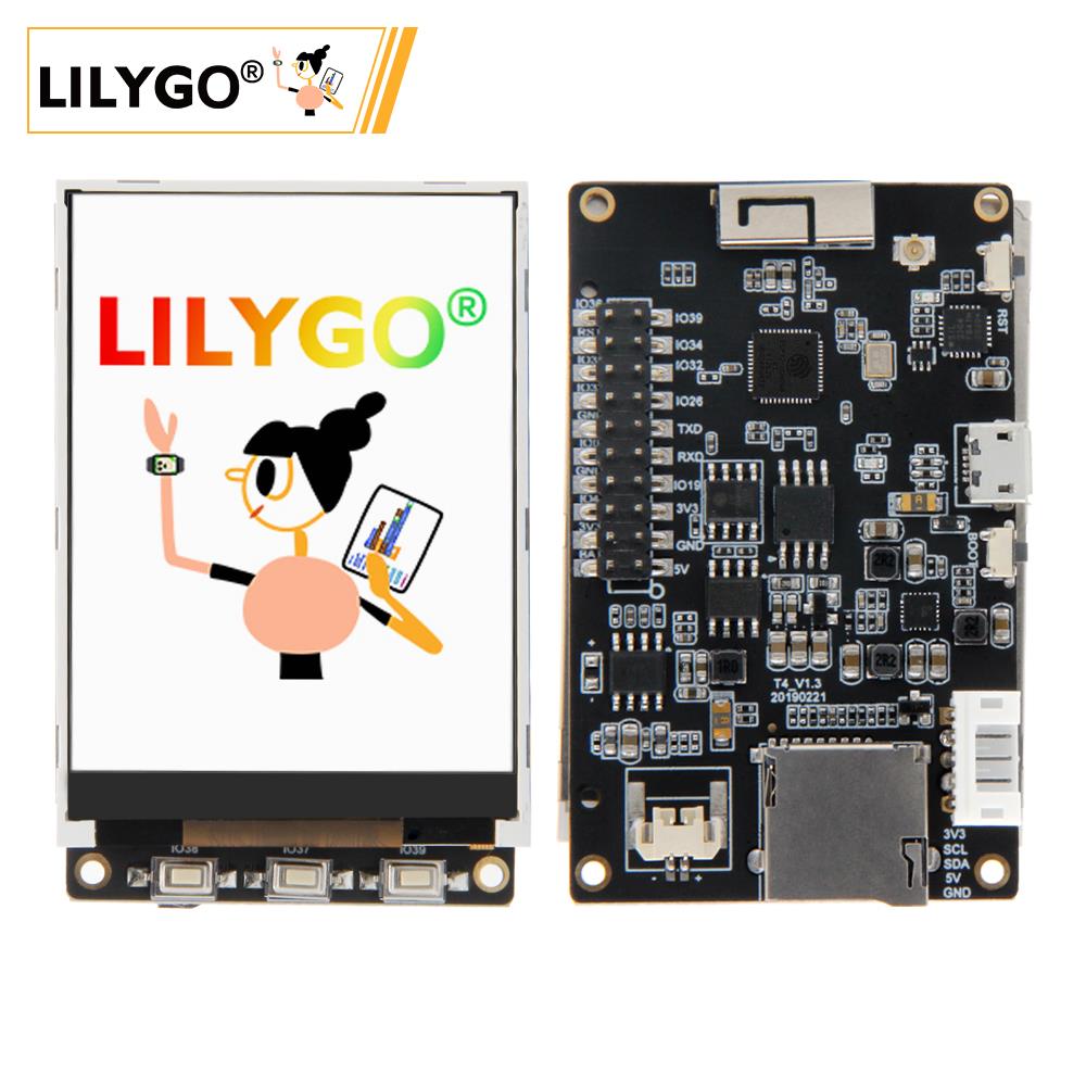 LILYGO® TTGO T4 ESP32 IL19341 TFT LCD WIFI蓝牙模块开发板