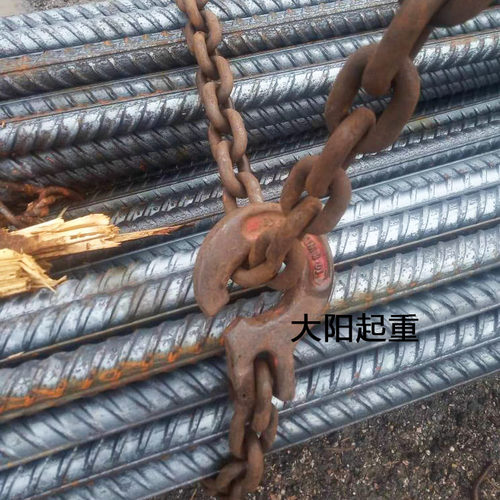 羊角森林钩梨形环国标G80起重链条吊钢筋装卸捆绑吊具伐木捞木头