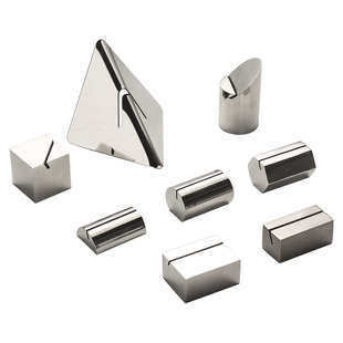 实心不锈钢台号牌架婚庆餐牌桌号夹 酒店会议牌宴会席位台卡菜牌