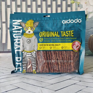爱多多狗零食牛肉培根片牛肉细卷泡泡牛肉条宠物泰迪金毛狗狗零食