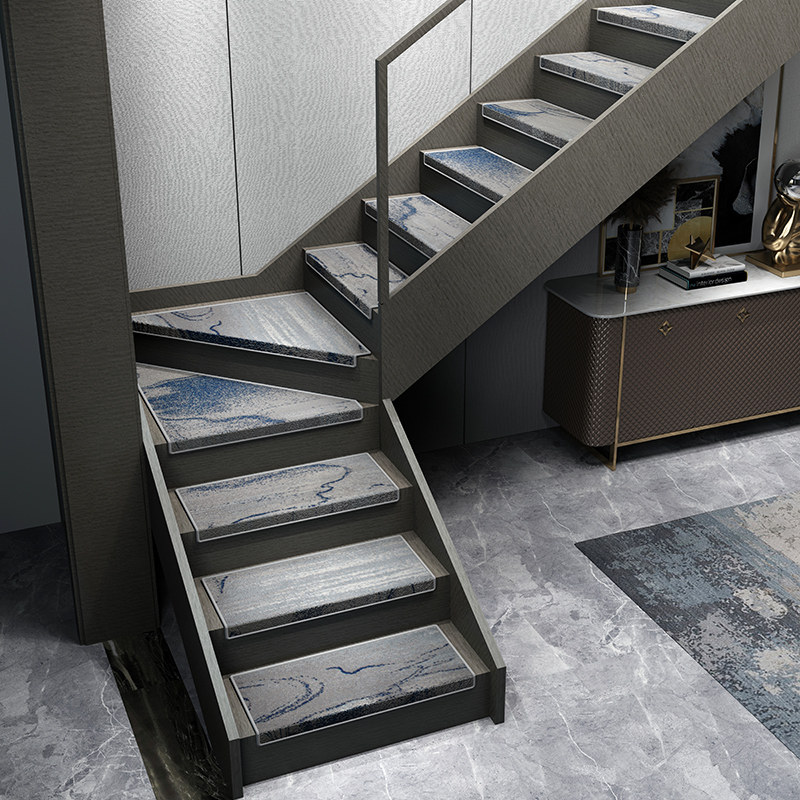 复式楼梯垫轻奢风家用台阶楼梯地毯阶梯式免胶自粘防滑楼梯踏步垫,居家布艺,楼梯垫,淘宝优惠券,粉丝福利购,淘宝优惠卷
