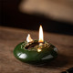 禅意小僧酥油灯盏家用长明灯点食用香油茶室苏油灯光明灯陶瓷摆饰